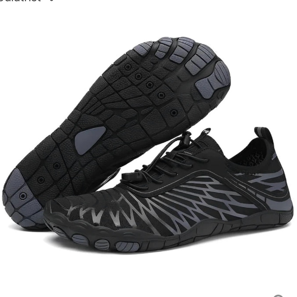 Men's Black and Gray Lorax Pro HIKE Barefoot Shoes